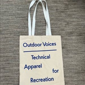 Outdoor Voices Canvas Bag